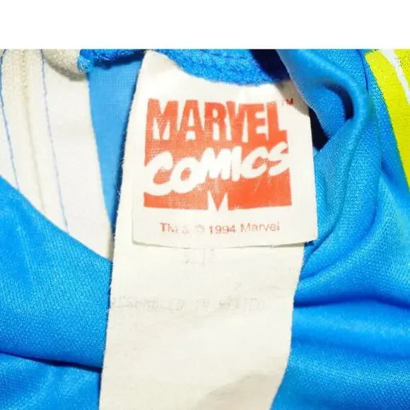 Vintage 1994 Marvel Comics Cyclops Costume X-Men Halloween Complete Set - Picture 14 of 16